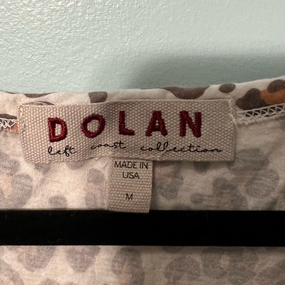 Dolan Tunic Style Sleeveless Shirt Criss Cross Back Size Medium - Picture 5 of 6